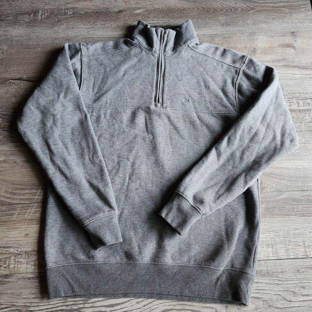 (S) Men's Columbia half zip sweatshirt